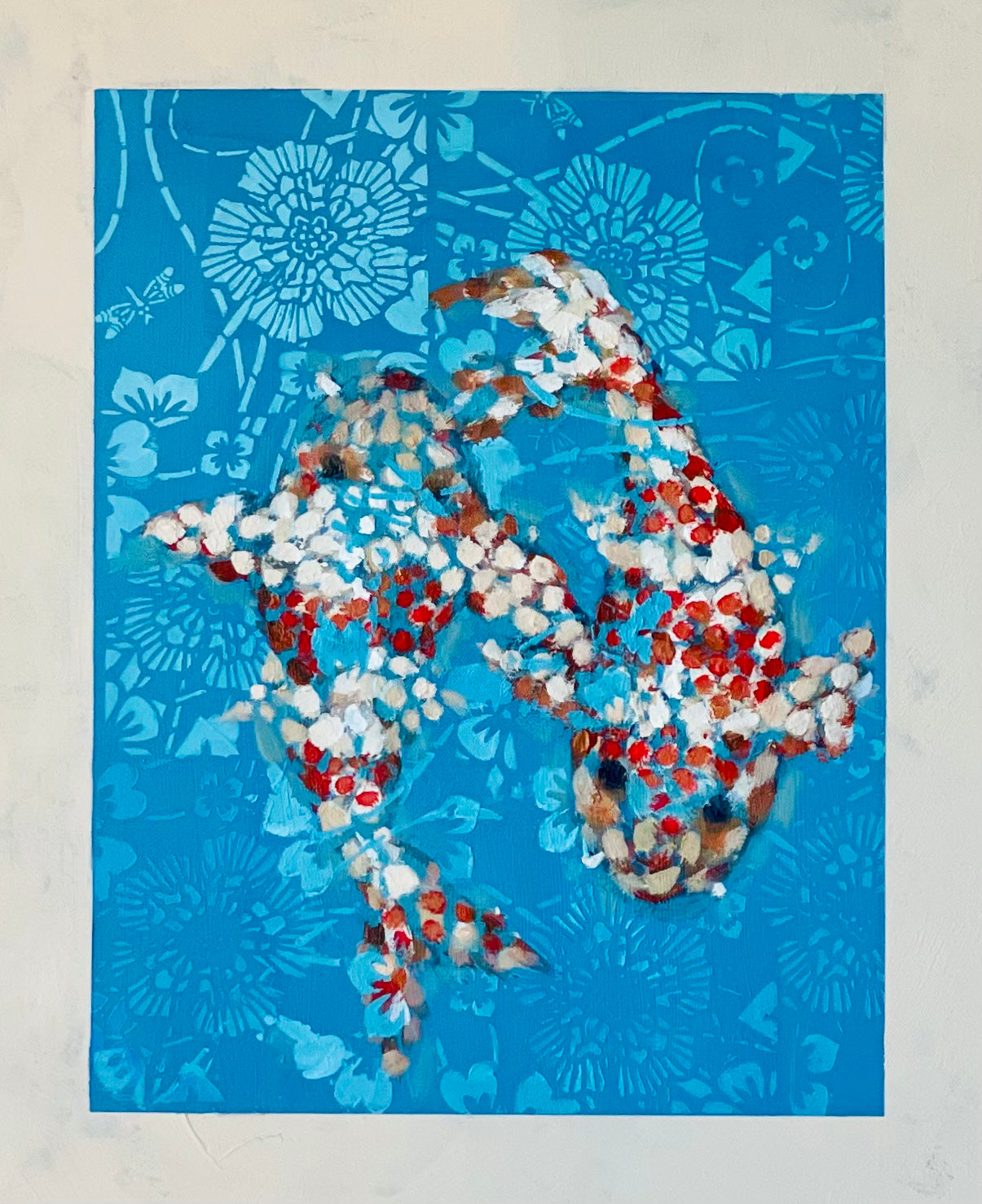 Bubble koi fish