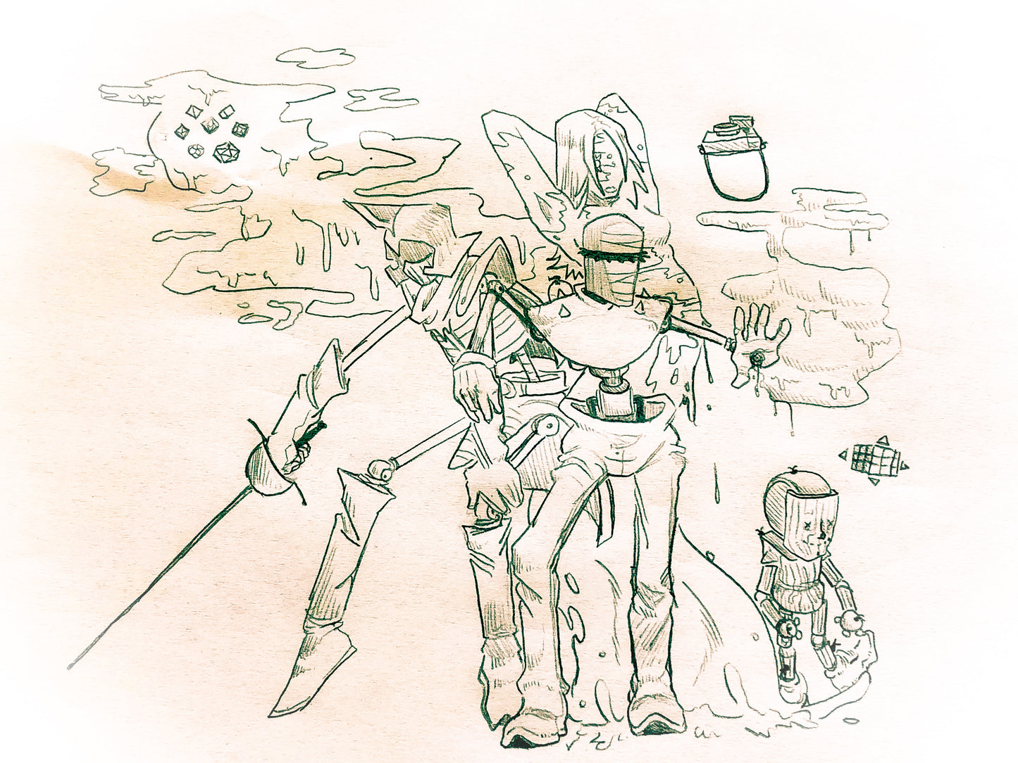 Cyborgs land